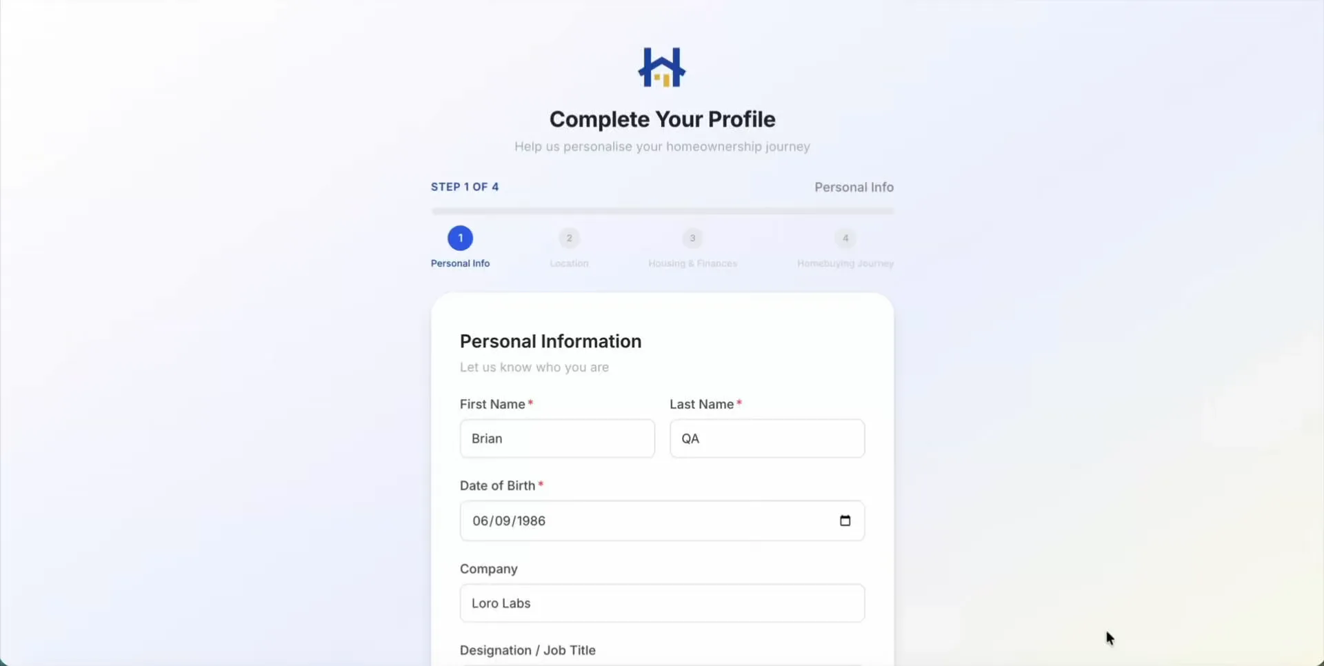 HomeStart Club member portal