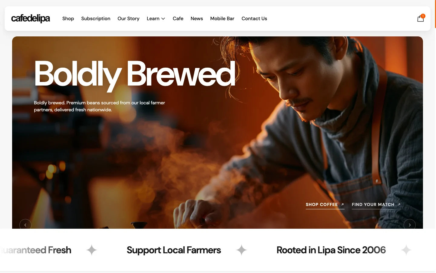 Café de Lipa customer experience